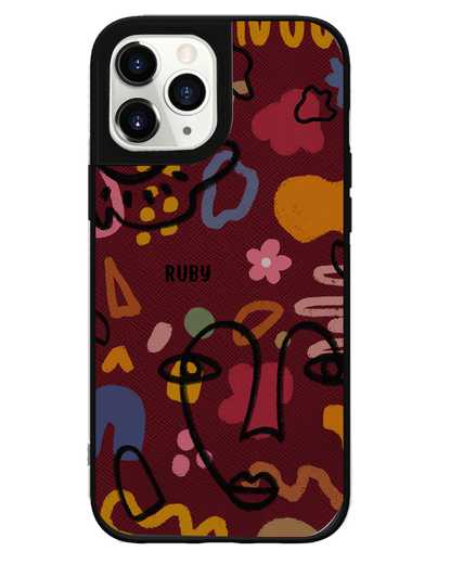 iPhone Leather Grip - Abstract 4.0