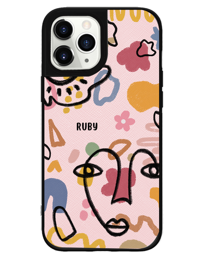 iPhone Leather Grip - Abstract 4.0