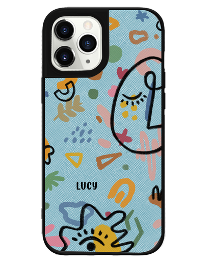 iPhone Leather Grip - Abstract 5.0