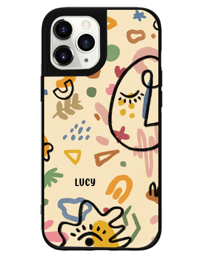 iPhone Leather Grip - Abstract 5.0