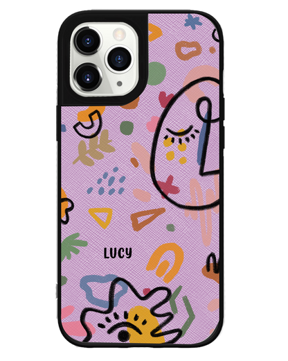 iPhone Leather Grip - Abstract 5.0