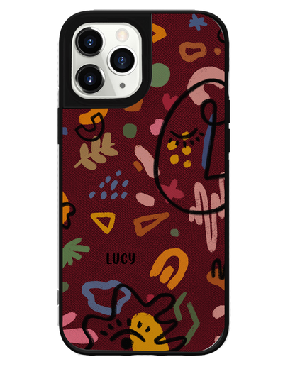 iPhone Leather Grip - Abstract 5.0