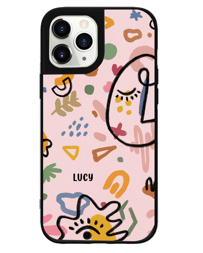 iPhone Leather Grip - Abstract 5.0