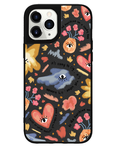 iPhone Leather Grip - Abstract Lovers