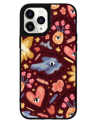 iPhone Leather Grip - Abstract Lovers