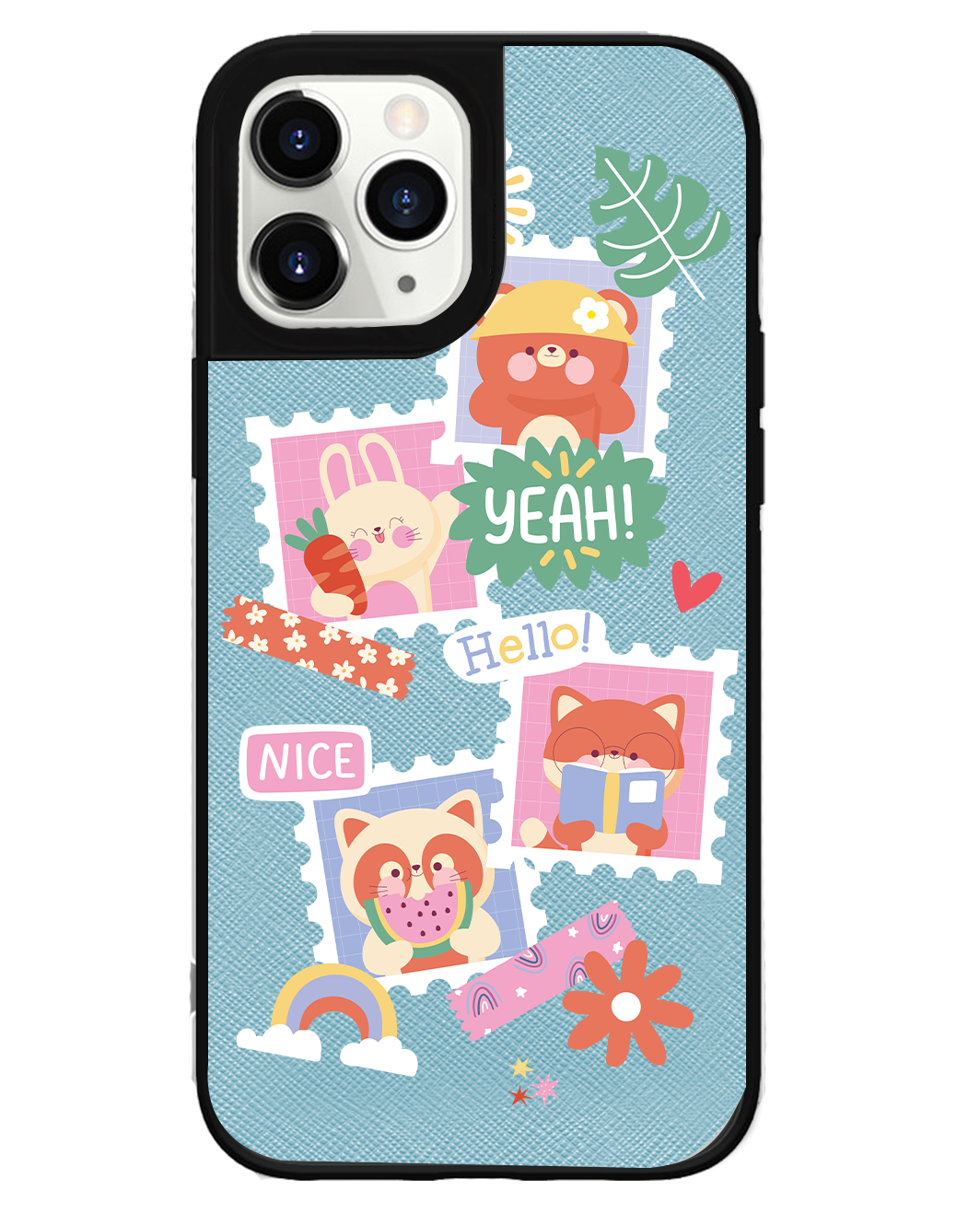 iPhone Leather Grip Case - Animal Squad