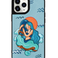 iPhone Leather Grip Case - Aquarius