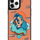 iPhone Leather Grip Case - Aquarius