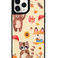 iPhone Leather Grip Case - Autumn Animals