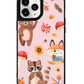 iPhone Leather Grip Case - Autumn Animals