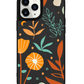 iPhone Leather Grip Case - Autumn Botanical