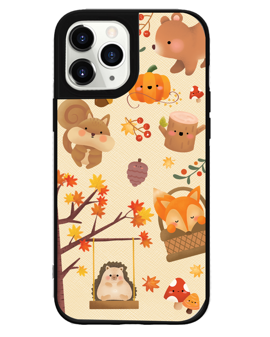 iPhone Leather Grip Case - Autumn