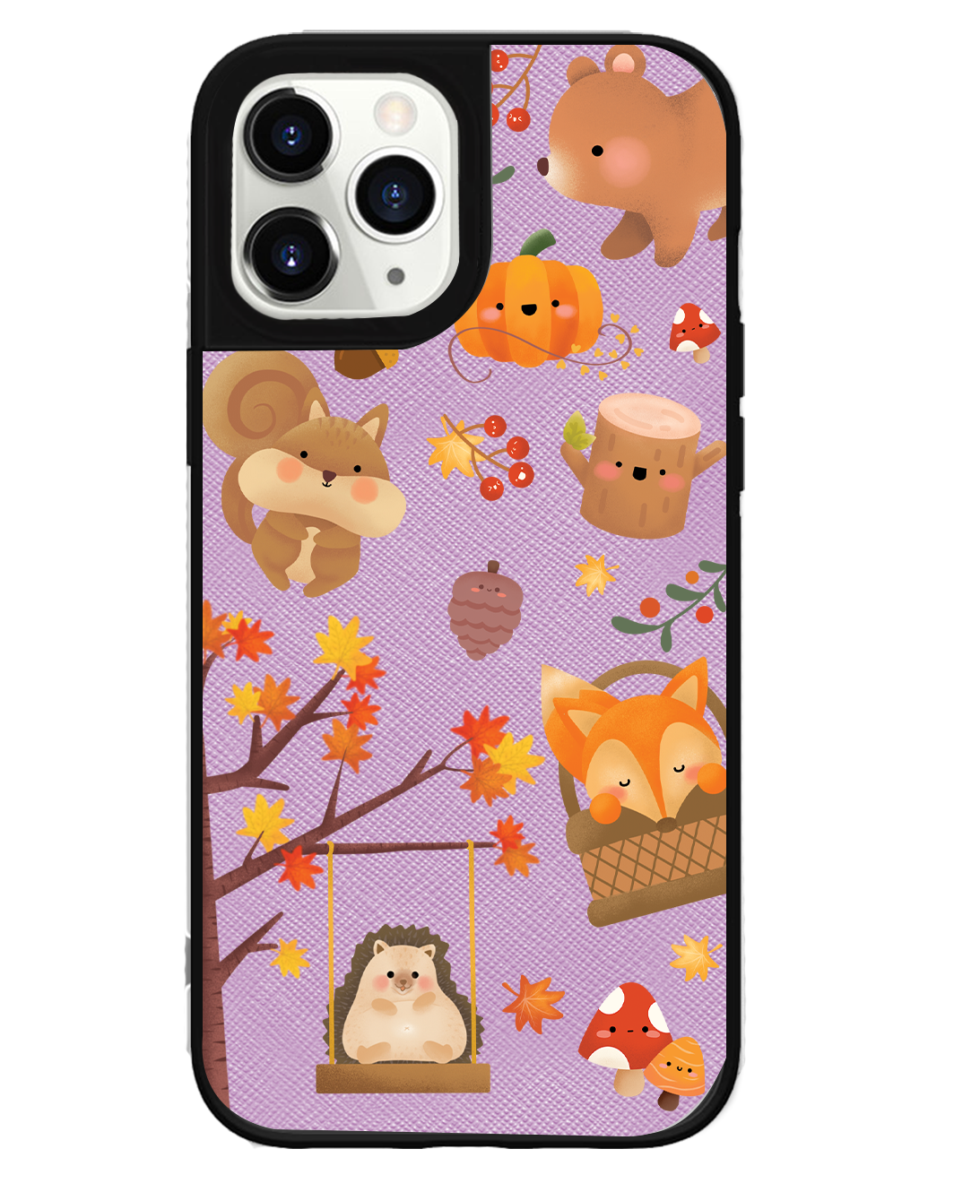 iPhone Leather Grip Case - Autumn