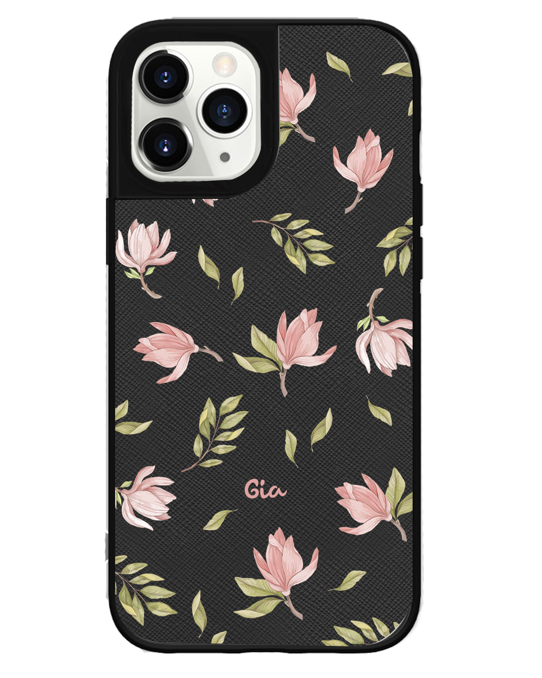 iPhone Leather Grip Case -  Azalea