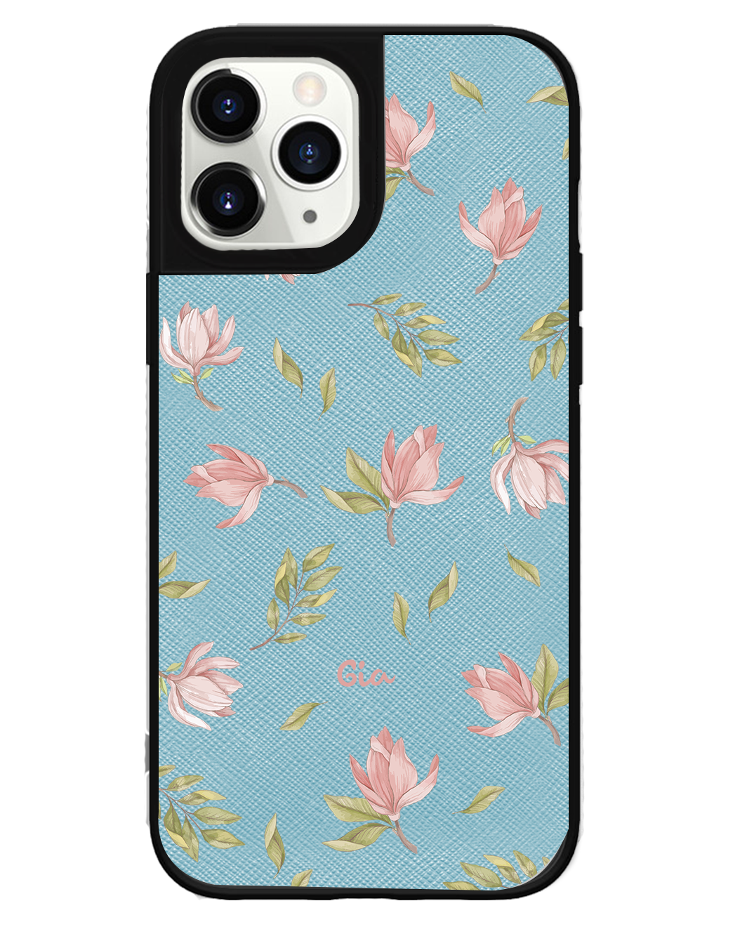 iPhone Leather Grip Case -  Azalea