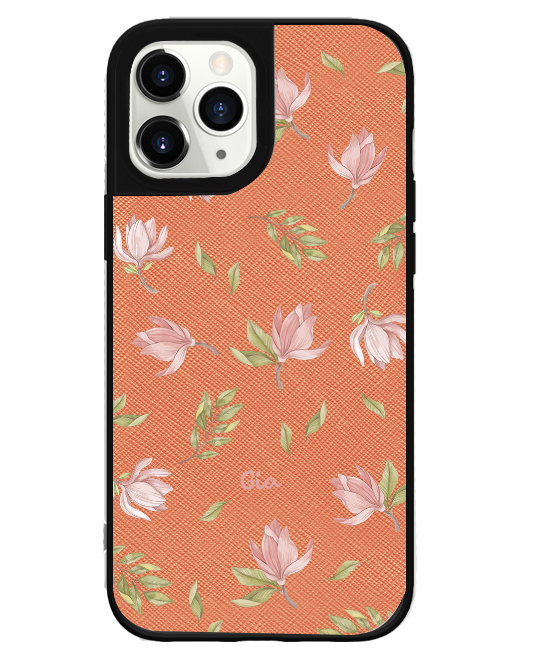 iPhone Leather Grip Case -  Azalea