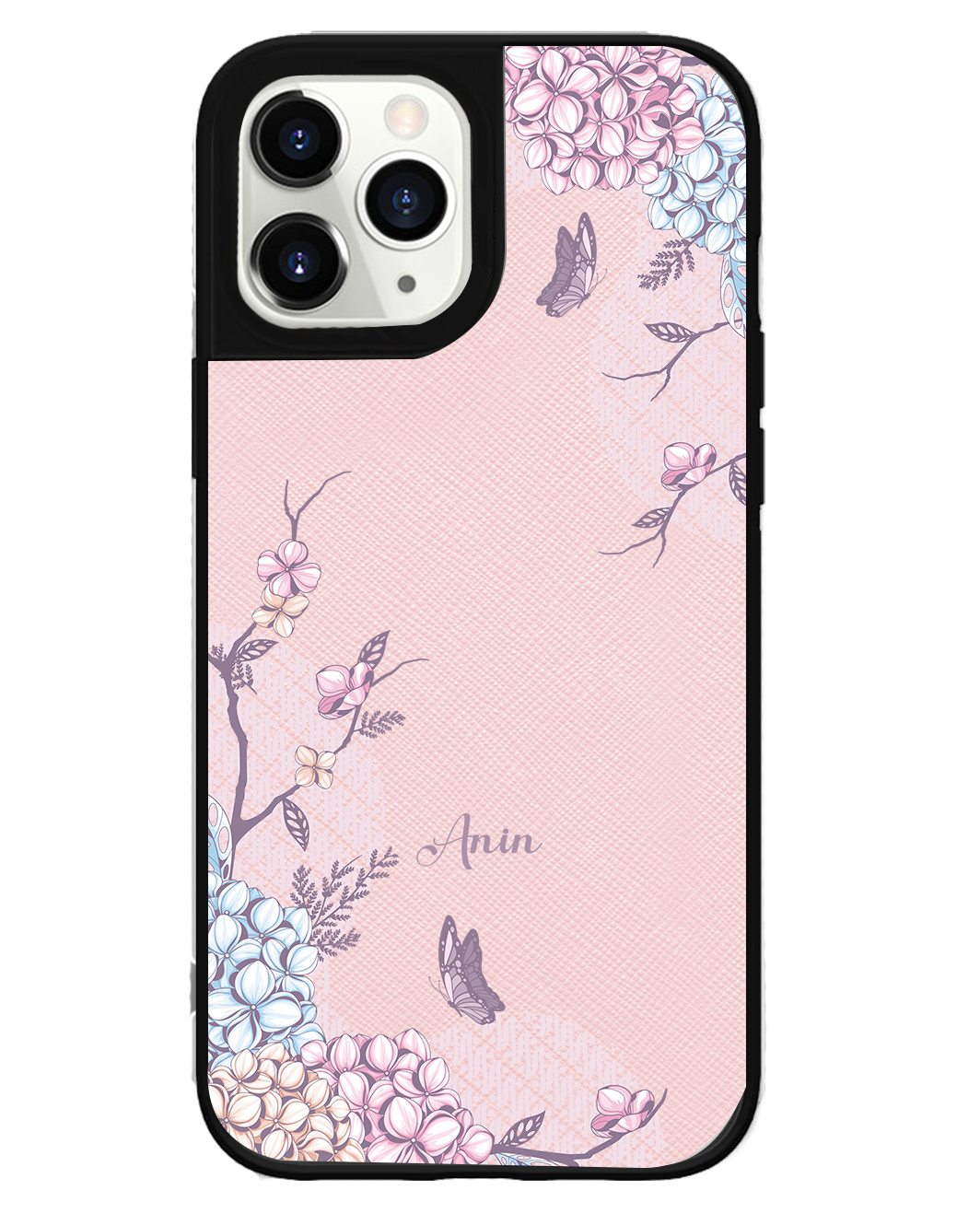 iPhone Leather Grip Case -  Batik Floral