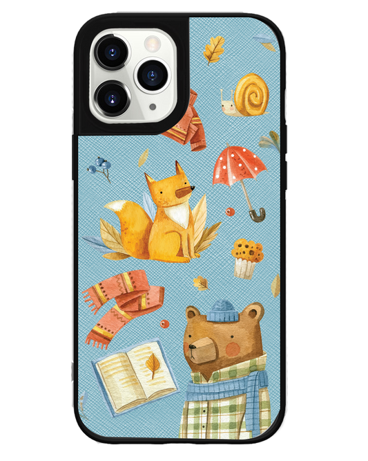iPhone Leather Grip Case - Bear & Fox