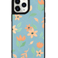 iPhone Leather Grip Case - Birth Flower 4.0