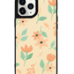 iPhone Leather Grip Case - Birth Flower 4.0