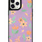 iPhone Leather Grip Case - Birth Flower 4.0