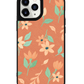 iPhone Leather Grip Case - Birth Flower 4.0