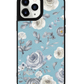 iPhone Leather Grip Case - Blue Rose