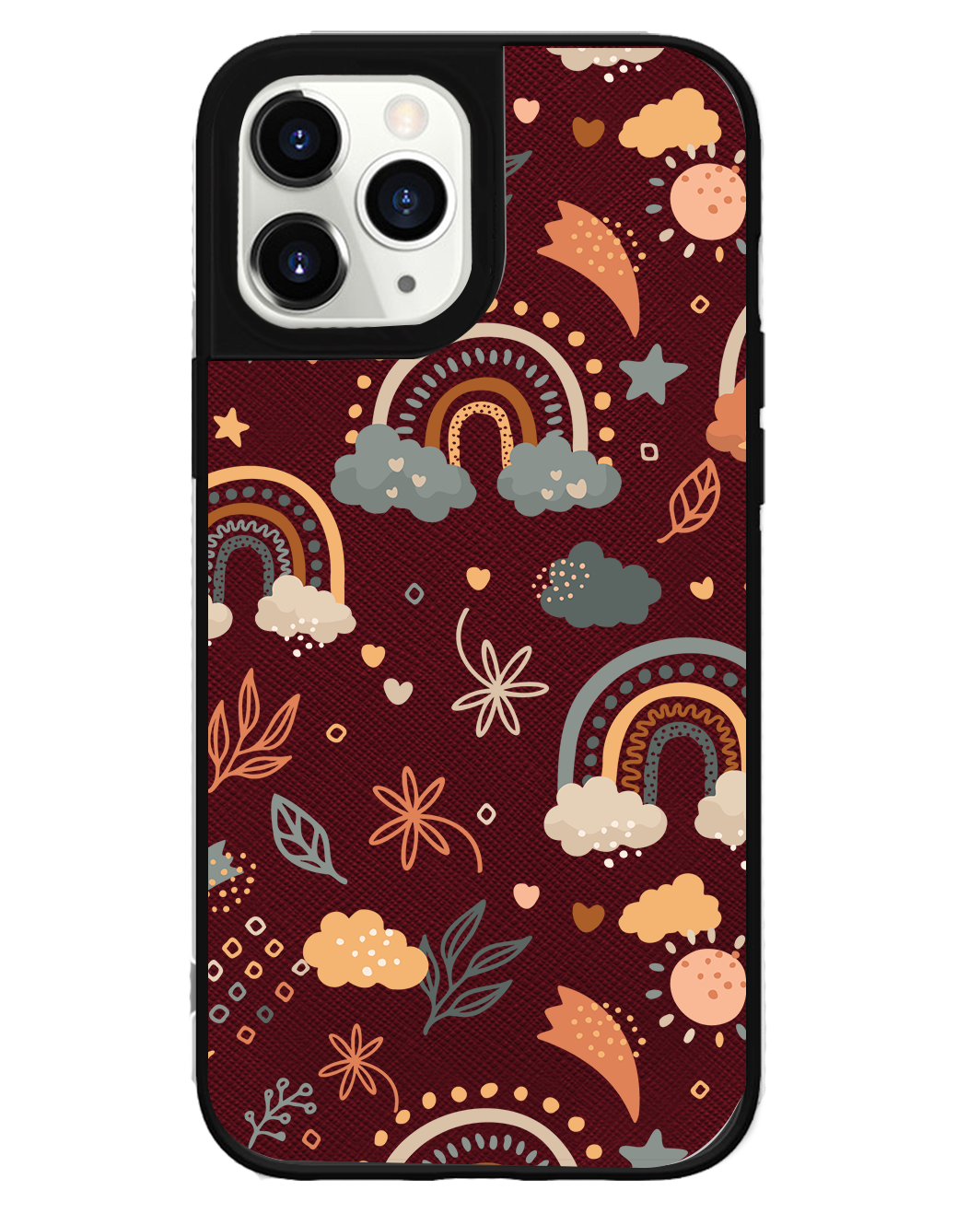 iPhone Leather Grip Case - Boho 2.0