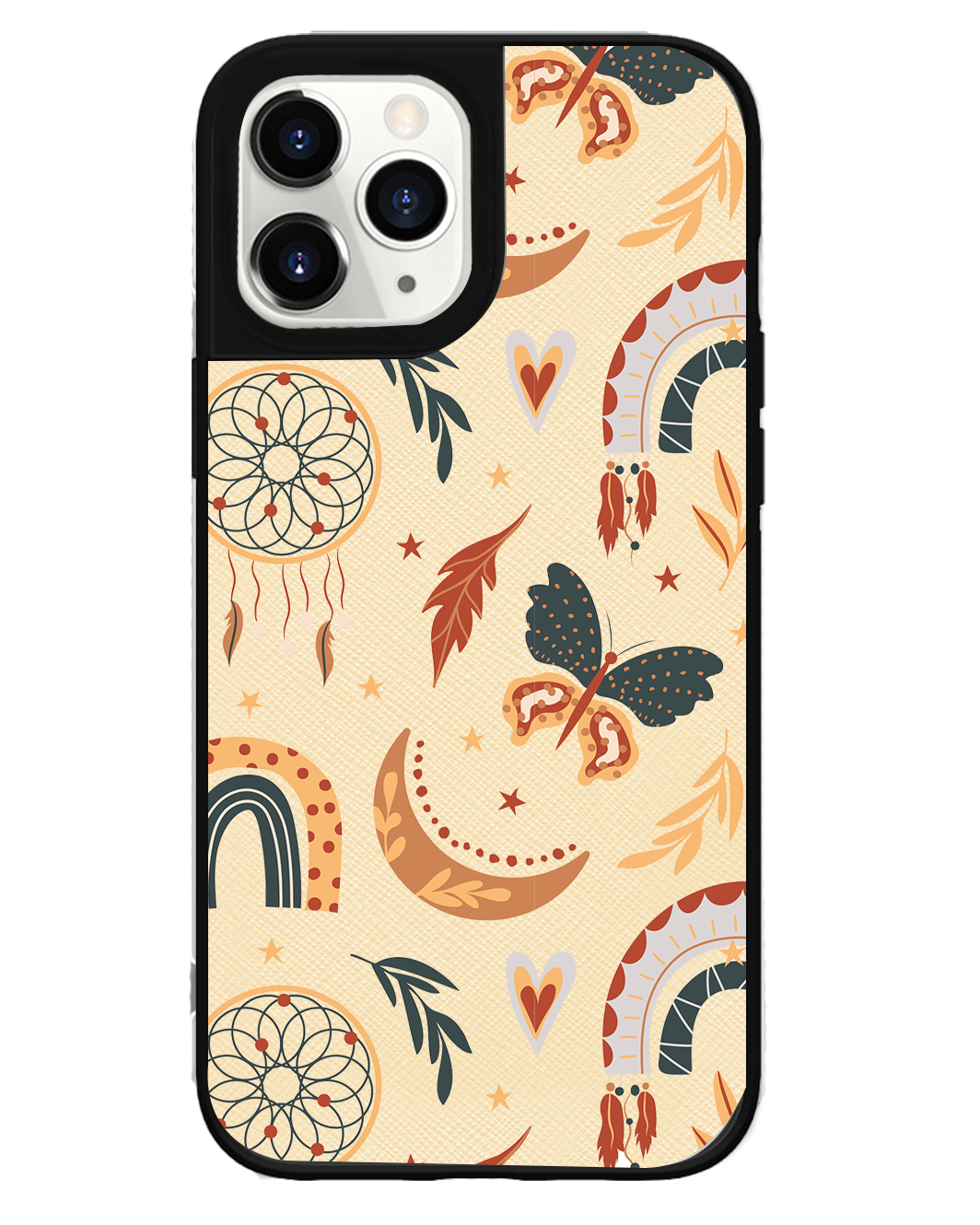 iPhone Leather Grip Case - Boho 3.0