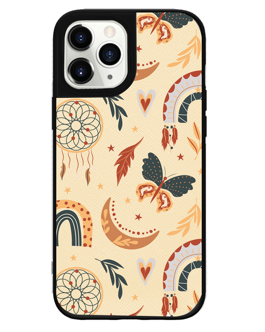 iPhone Leather Grip Case - Boho 3.0