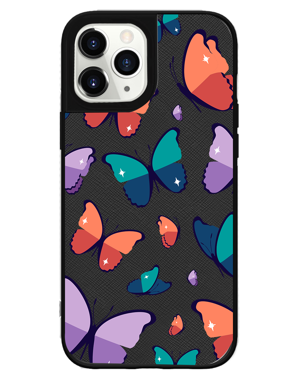 iPhone Leather Grip Case - Butterfly