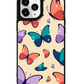 iPhone Leather Grip Case - Butterfly