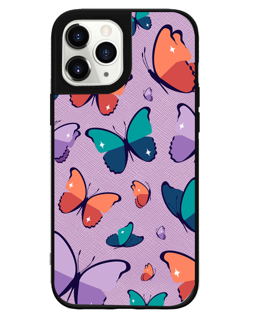 iPhone Leather Grip Case - Butterfly