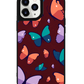 iPhone Leather Grip Case - Butterfly