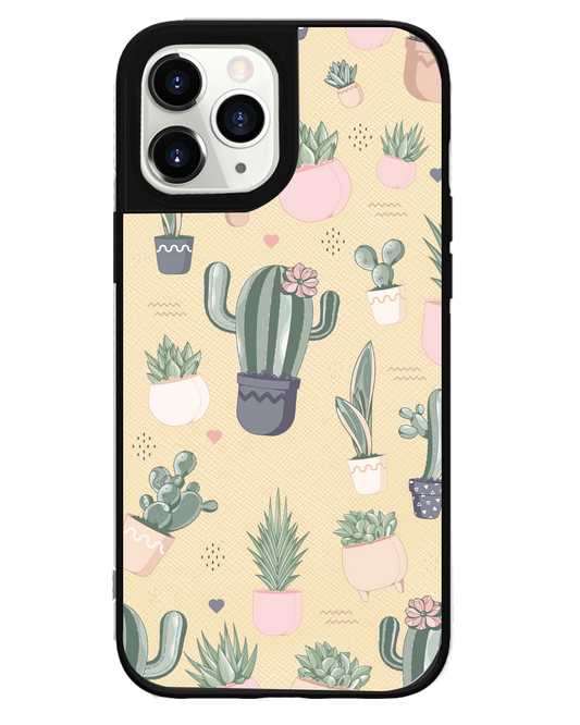 iPhone Leather Grip Case - Cactus 2.0