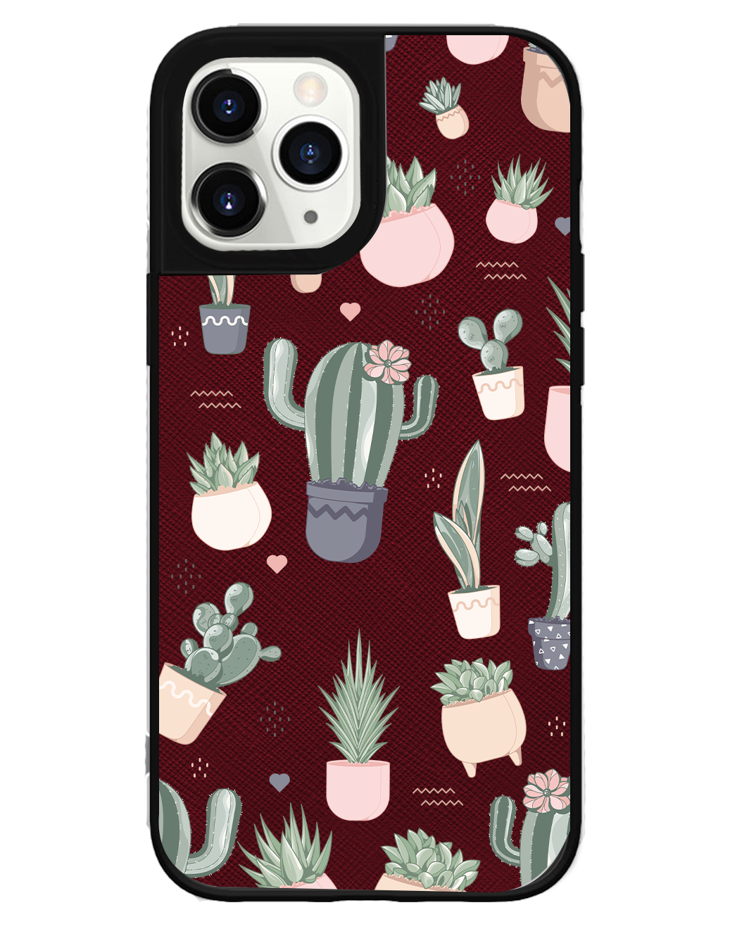 iPhone Leather Grip Case - Cactus 2.0