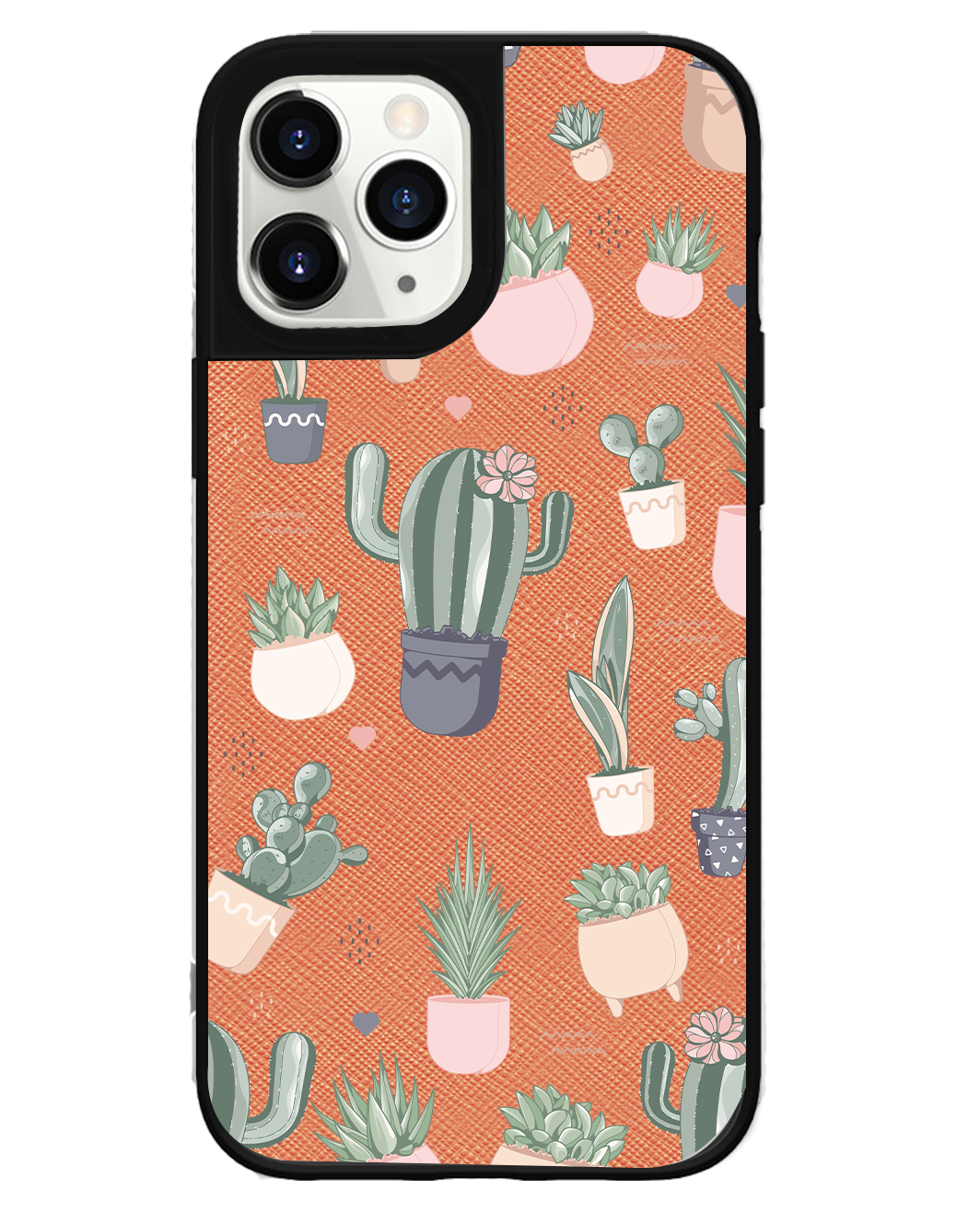 iPhone Leather Grip Case - Cactus 2.0