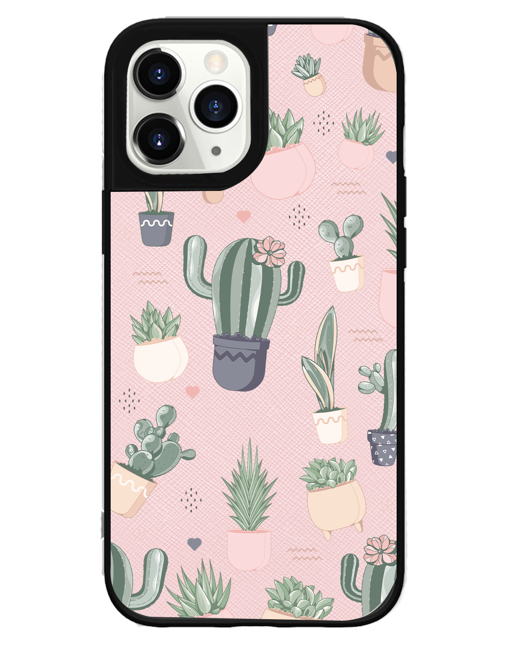 iPhone Leather Grip Case - Cactus 2.0