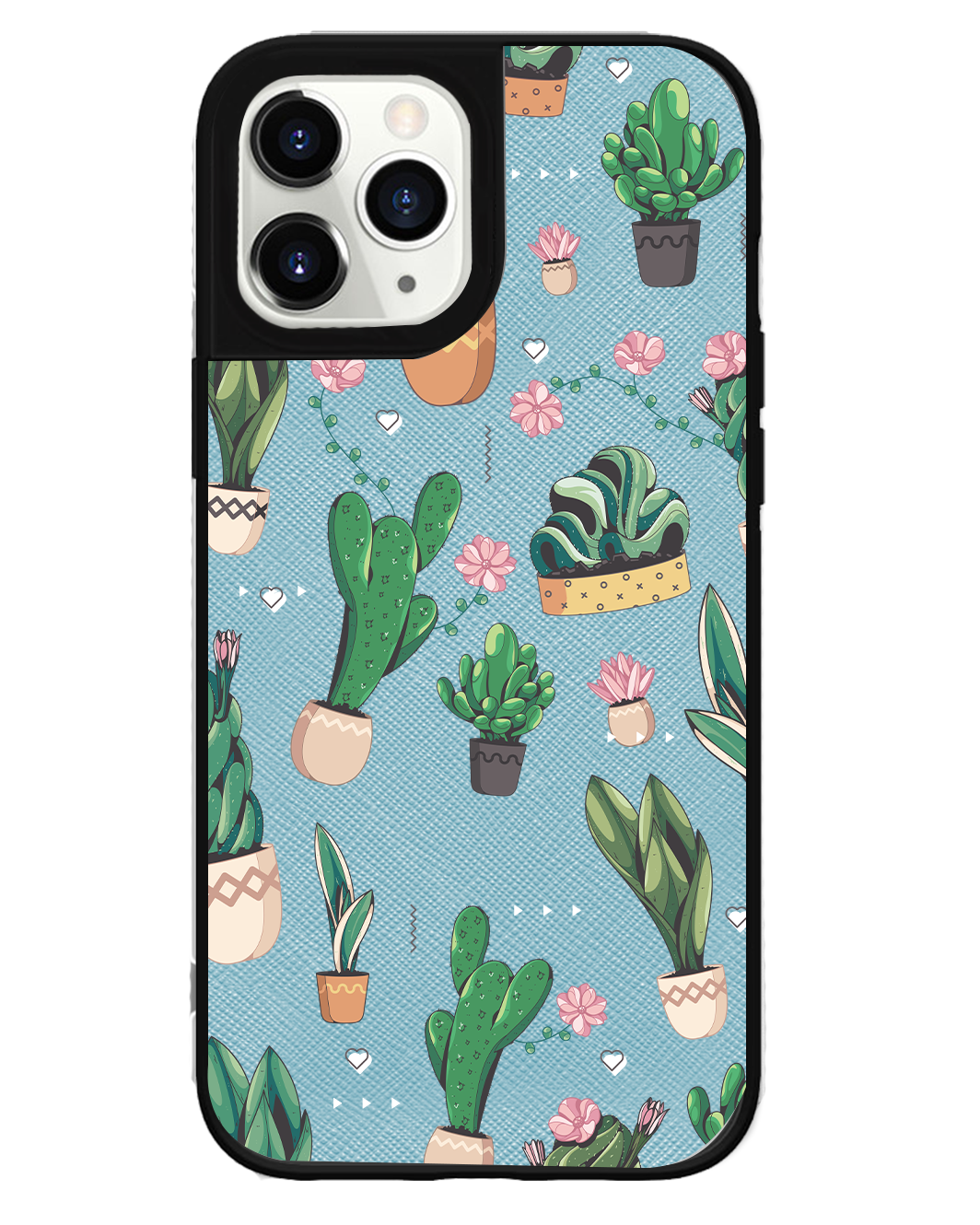 iPhone Leather Grip Case - Cactus 3.0