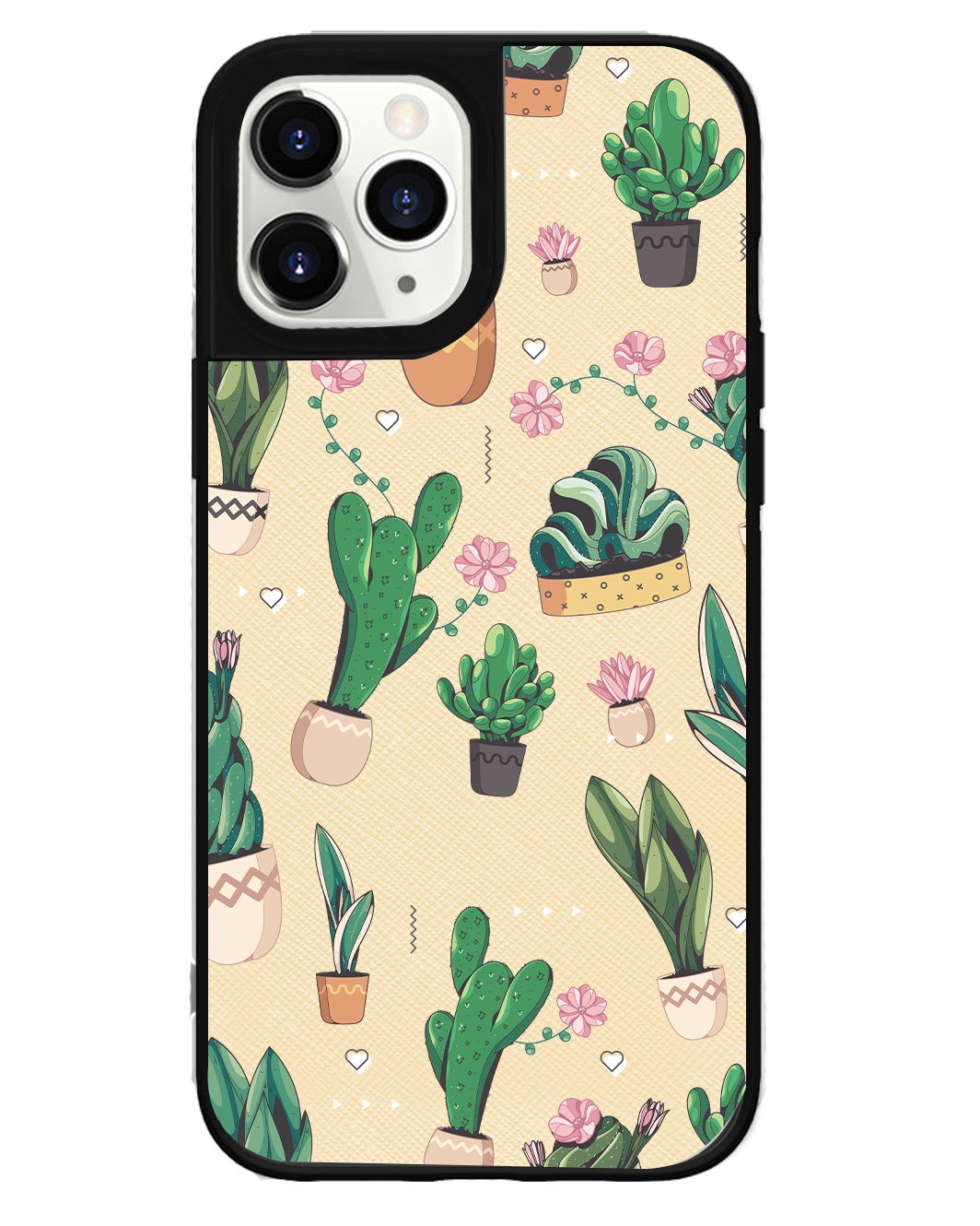 iPhone Leather Grip Case - Cactus 3.0