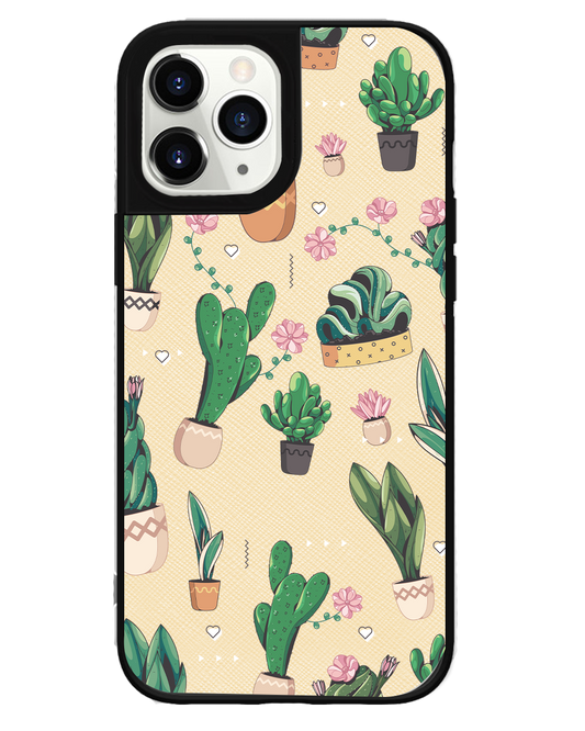 iPhone Leather Grip Case - Cactus 3.0