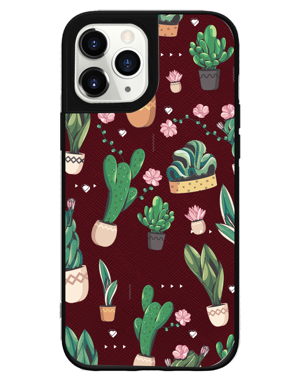 iPhone Leather Grip Case - Cactus 3.0