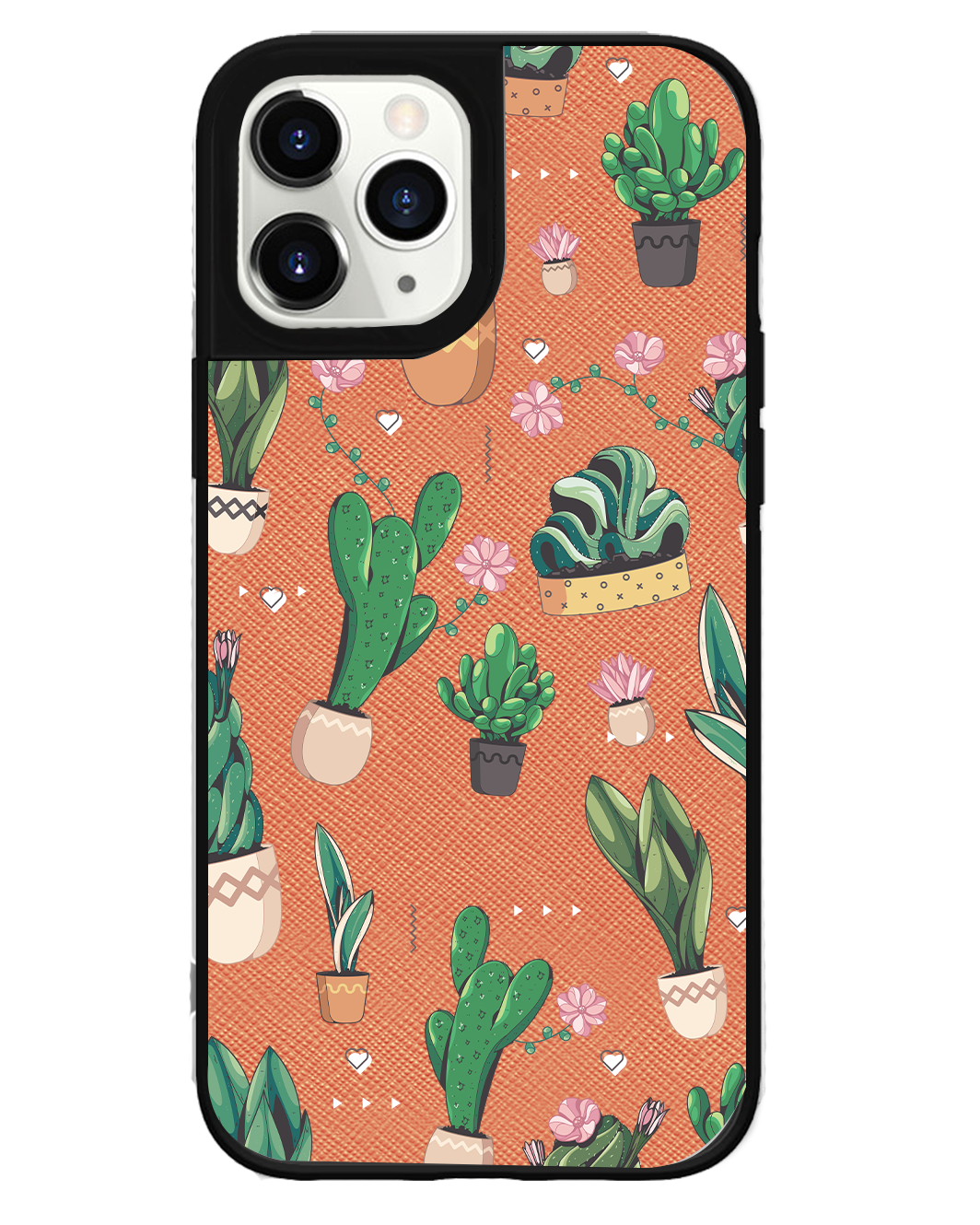 iPhone Leather Grip Case - Cactus 3.0