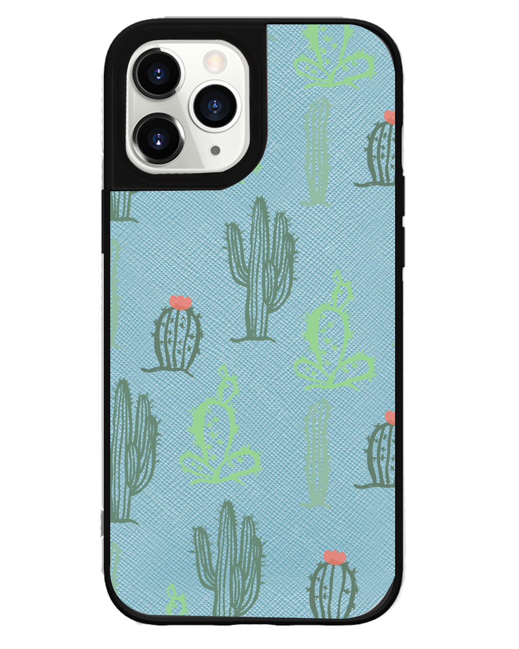 iPhone Leather Grip Case - Cactus