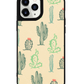 iPhone Leather Grip Case - Cactus