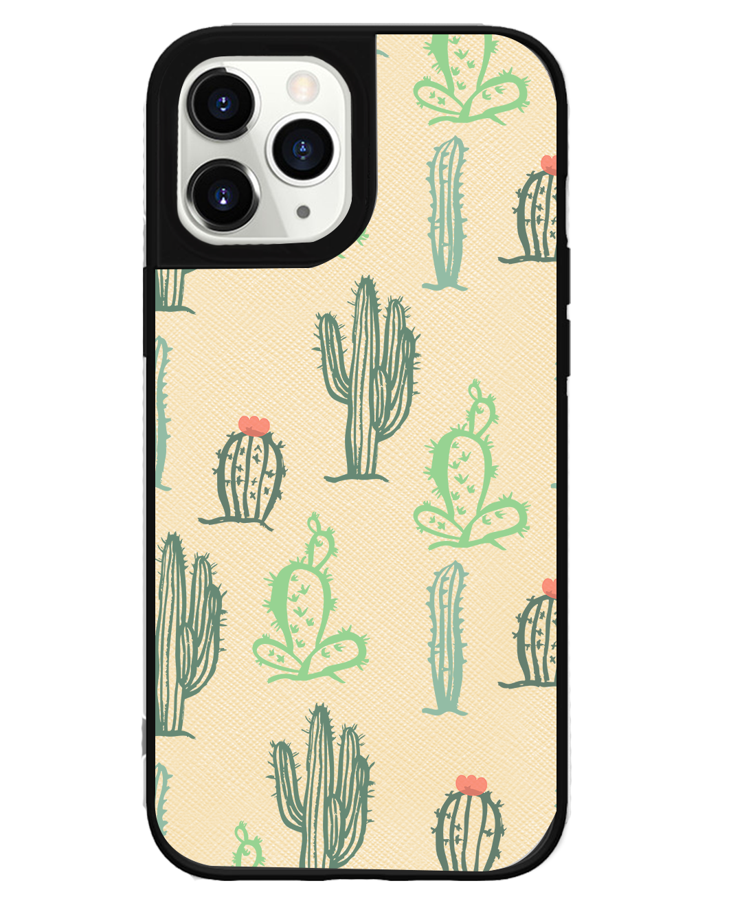 iPhone Leather Grip Case - Cactus