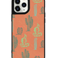 iPhone Leather Grip Case - Cactus