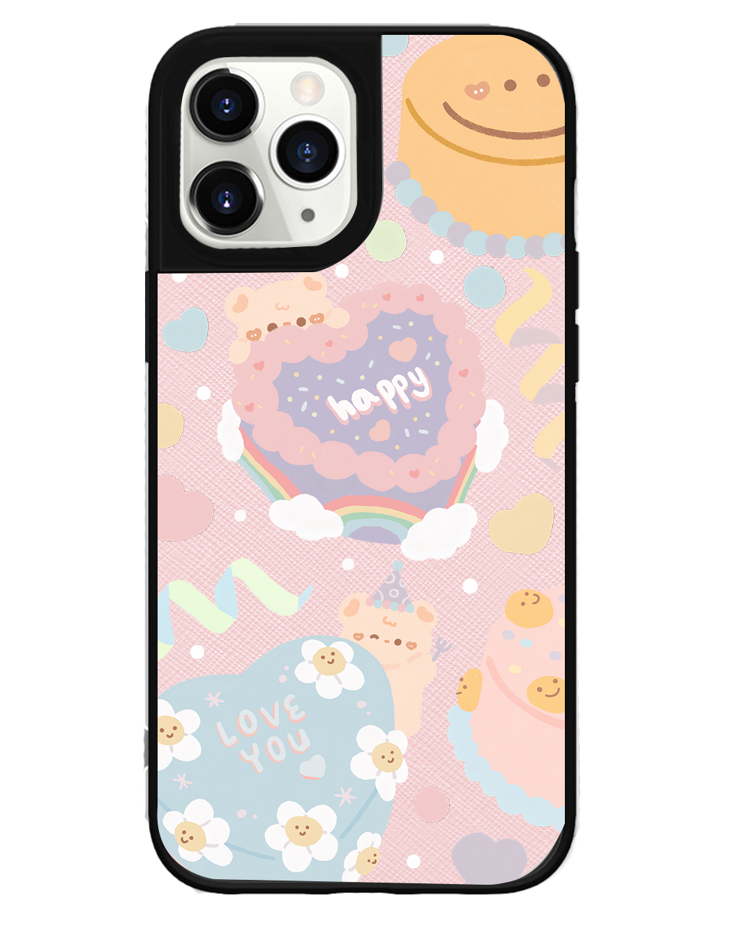 iPhone Leather Grip Case - Cake party