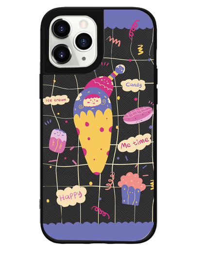 iPhone Leather Grip - Candy Doodle