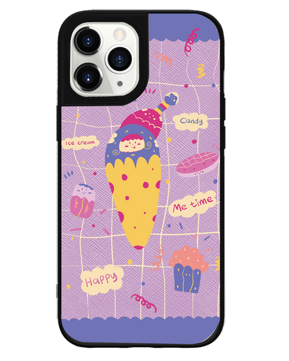 iPhone Leather Grip - Candy Doodle